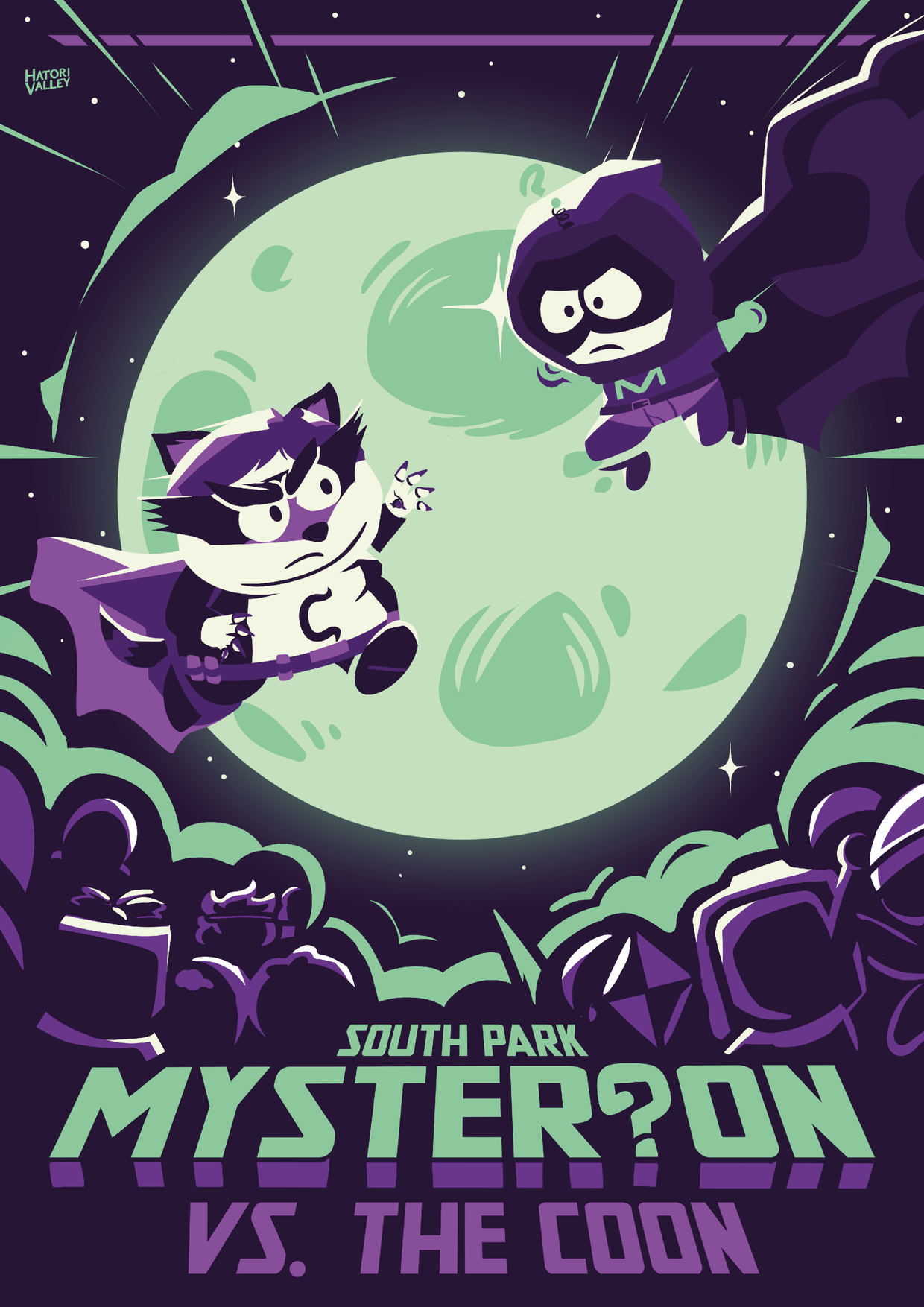 Mysterion vs The Coon (South Park)